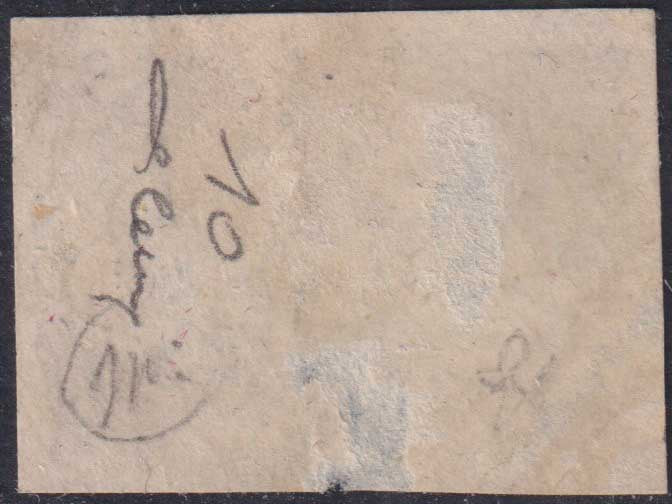 1859 - 1 brown olive grain II table paper of Naples new with original gum (4b) 