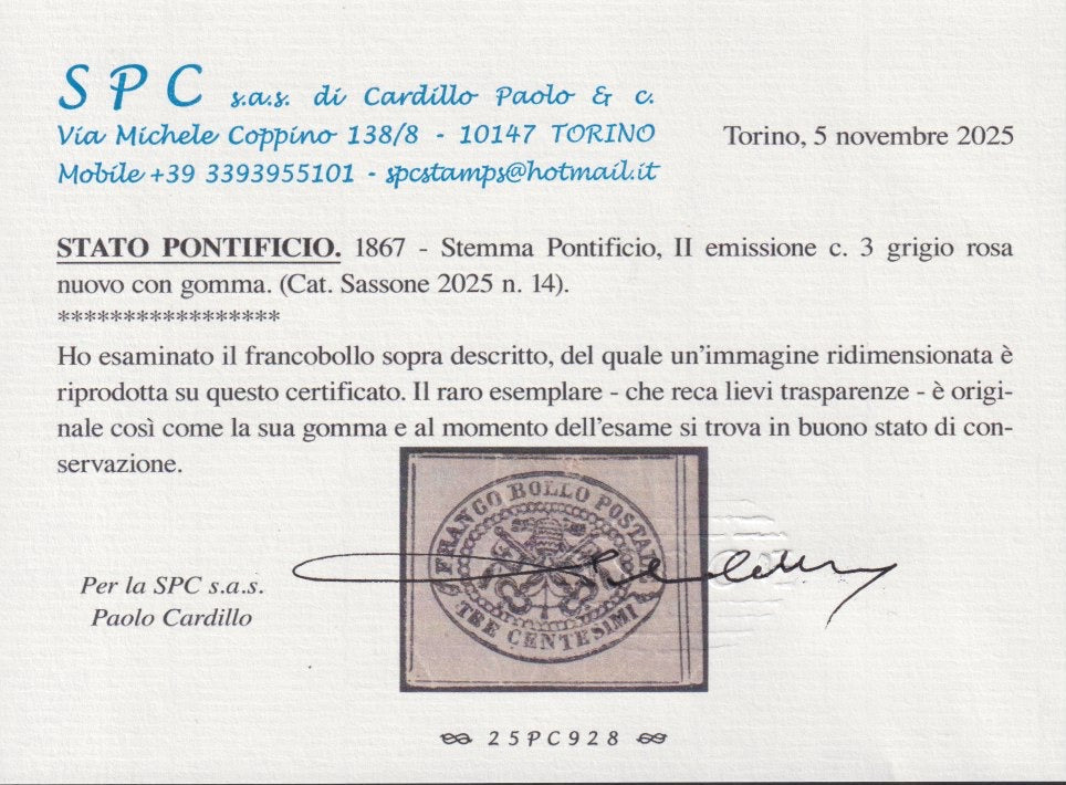 Asta 2 - Lotto n. 77 - Stato Pontificio