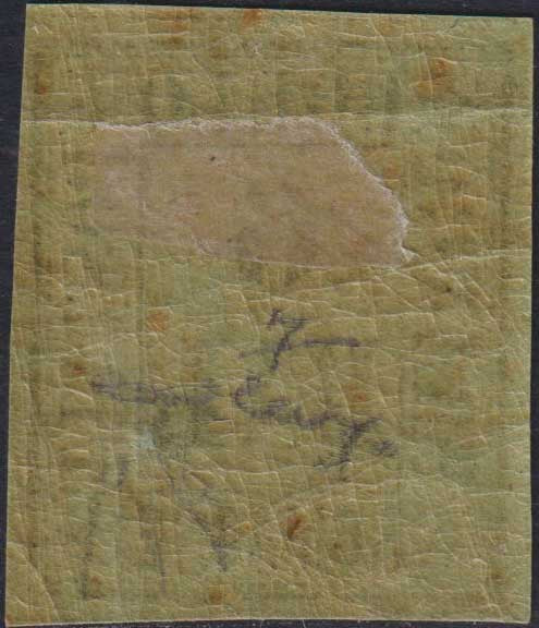 1859 - 1 brown olive grain II table paper of Naples new with original gum (4b) 