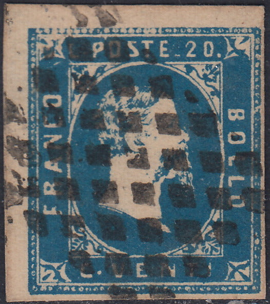 1859 - 1 brown olive grain II table paper of Naples new with original gum (4b) 