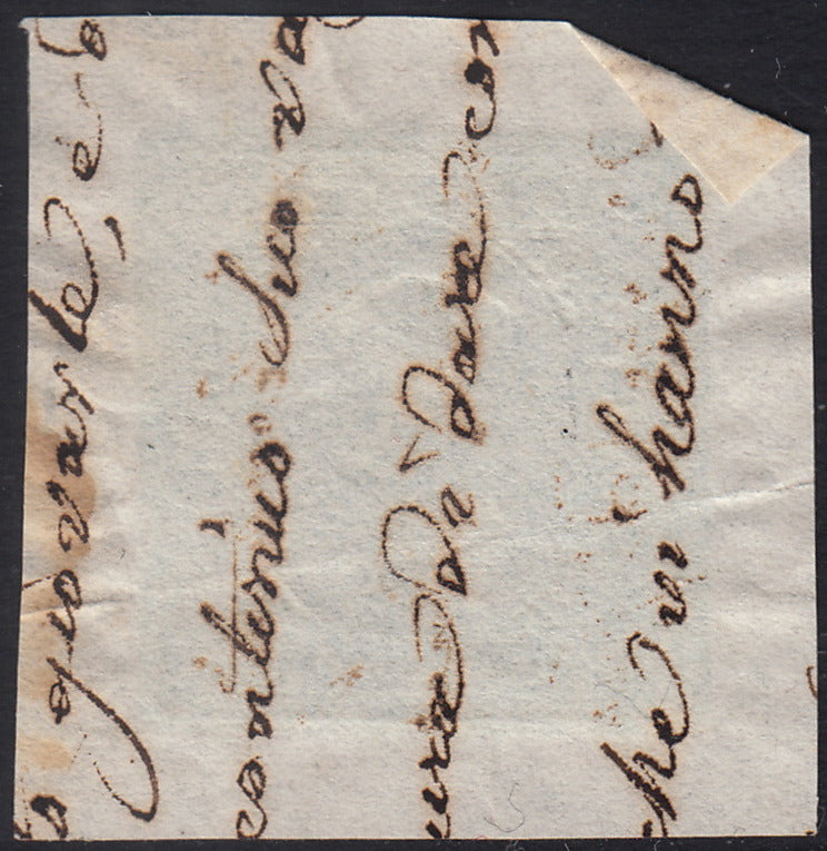 1859 - 1 brown olive grain II table paper of Naples new with original gum (4b) 