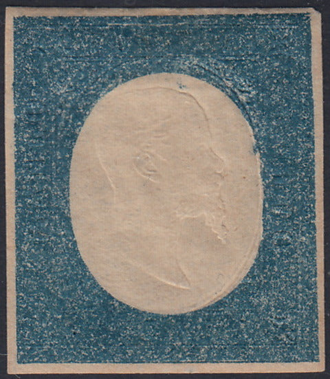 1859 - 1 brown olive grain II table paper of Naples new with original gum (4b) 