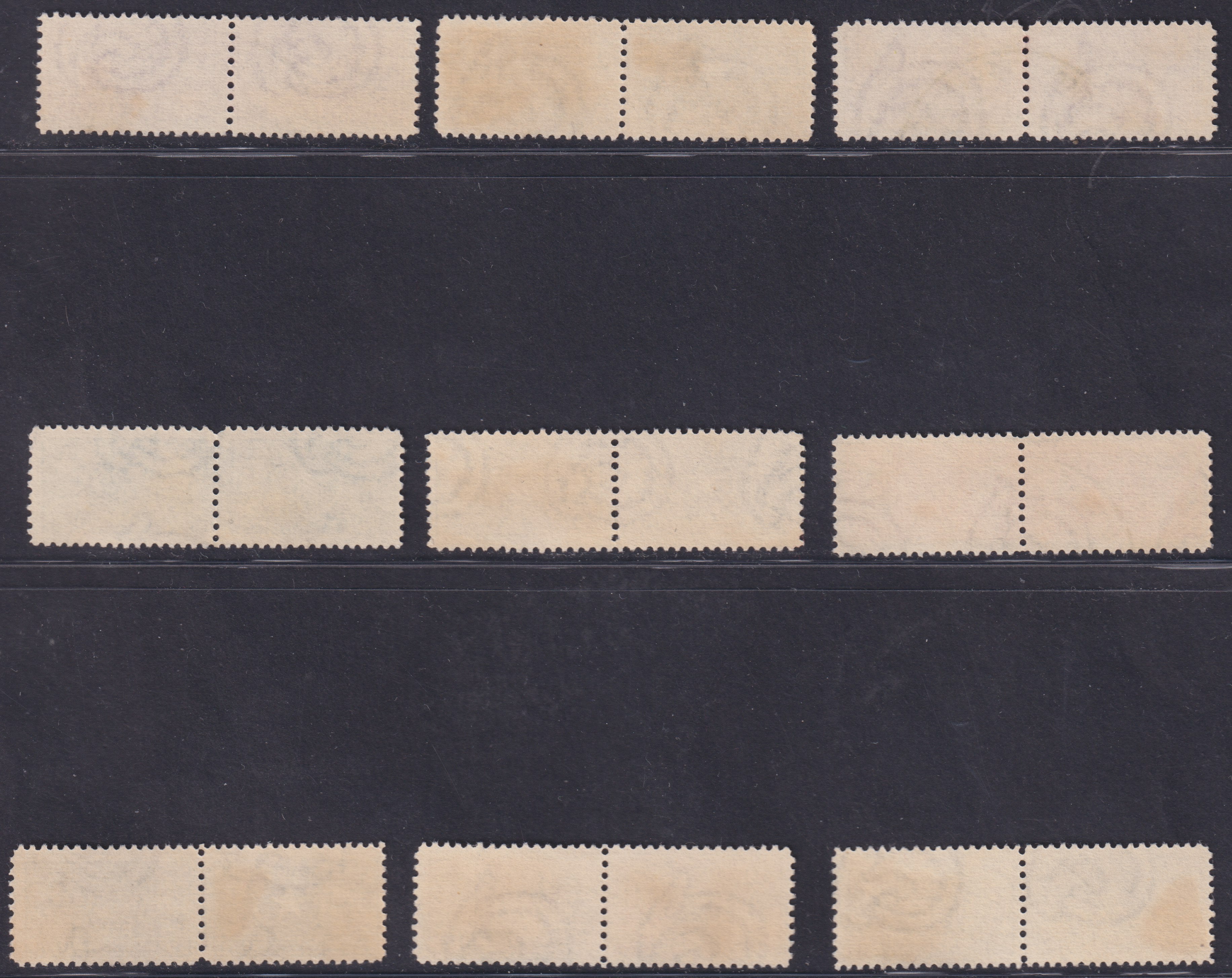 AFIS2 - SOMALIA A.F.I.S. - 1950 - Pacchi Postali, serie completa di 9 valori usata con annulli originali. (1/9)