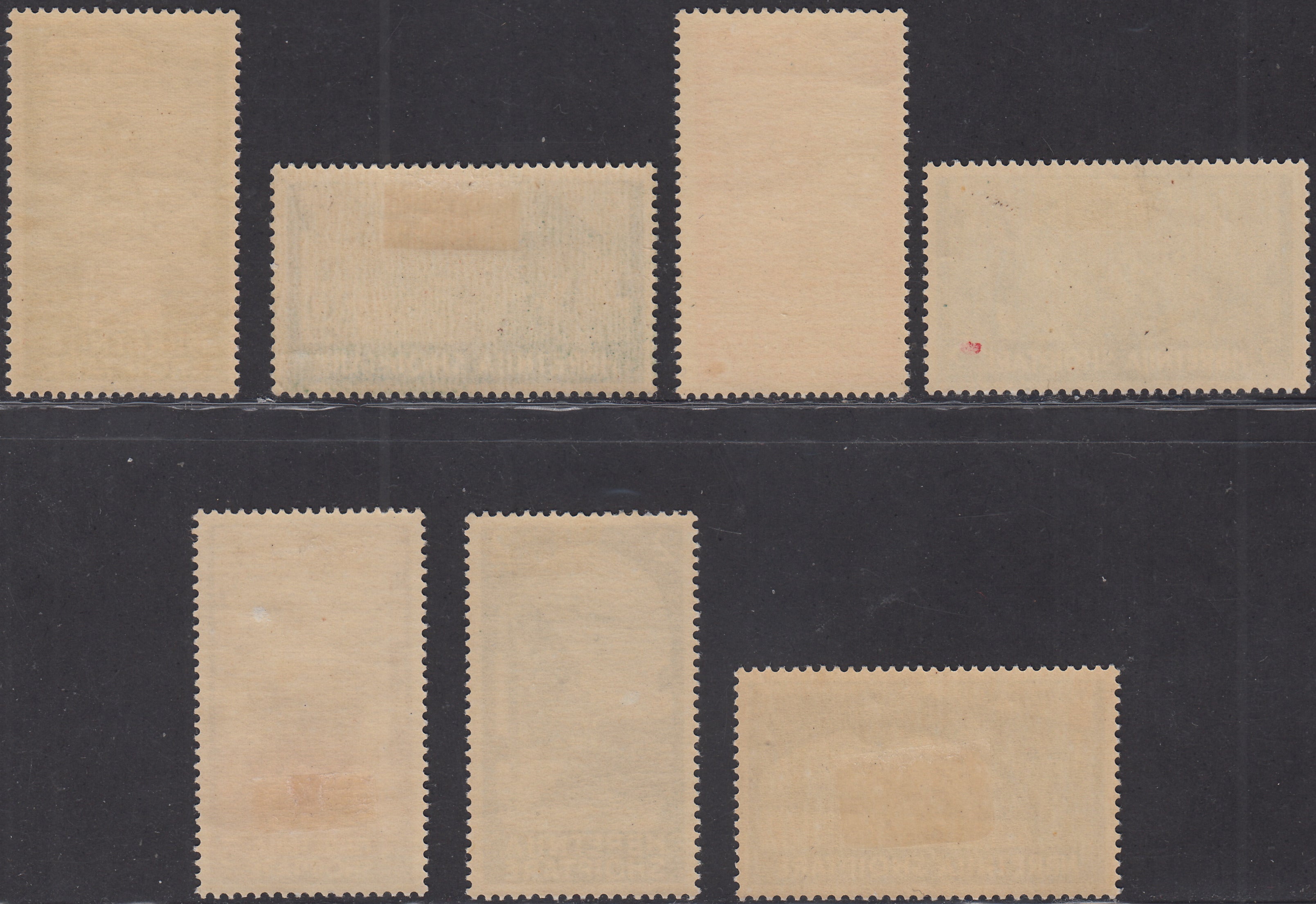 Alb39 - 1940 -  Posta Aerea, serie ordinaria, sette valori nuovi con gomma originale (A5/11)