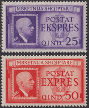 1939 - Ocupación italiana de Albania, serie ordinaria, nueva TL (16/29)