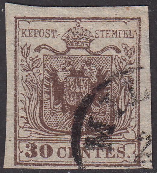 BA23_47 - 1850 - I emissione c. 30 bruno I tipo usato (7)