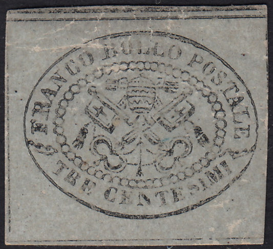 BA25_354 - 1867 - II emissione c. 3 grigio nuovo senza gomma, di bella qualità (15).