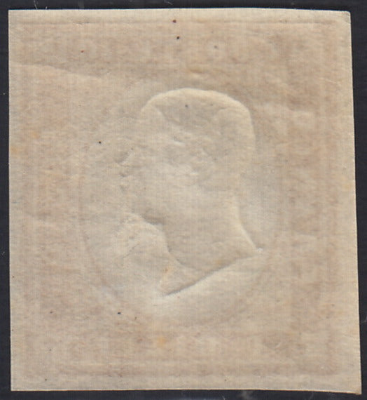 IV issue c. 10 dark chocolate brown I table pair used (14Ce)