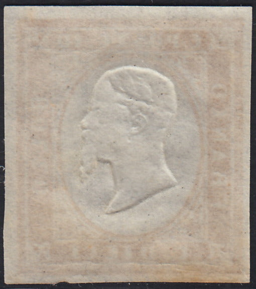 IV issue c. 10 dark chocolate brown I table pair used (14Ce)