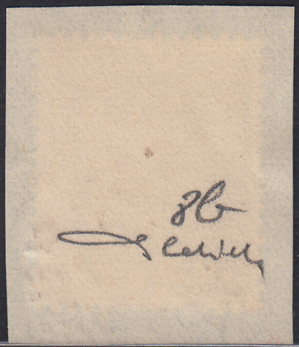 BA26_103 - 1945 - Maccagno, L. 1,25 azzurro con soprastampa carminio "Comitato Liberazione NazioUale MACCAGNO" usato su frammento (6b)