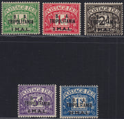 BA26_134 1950 - Segnatasse di Gran Bretagna soprastampate B. A. Tripolitania nuove con gomma integra (6/10)
