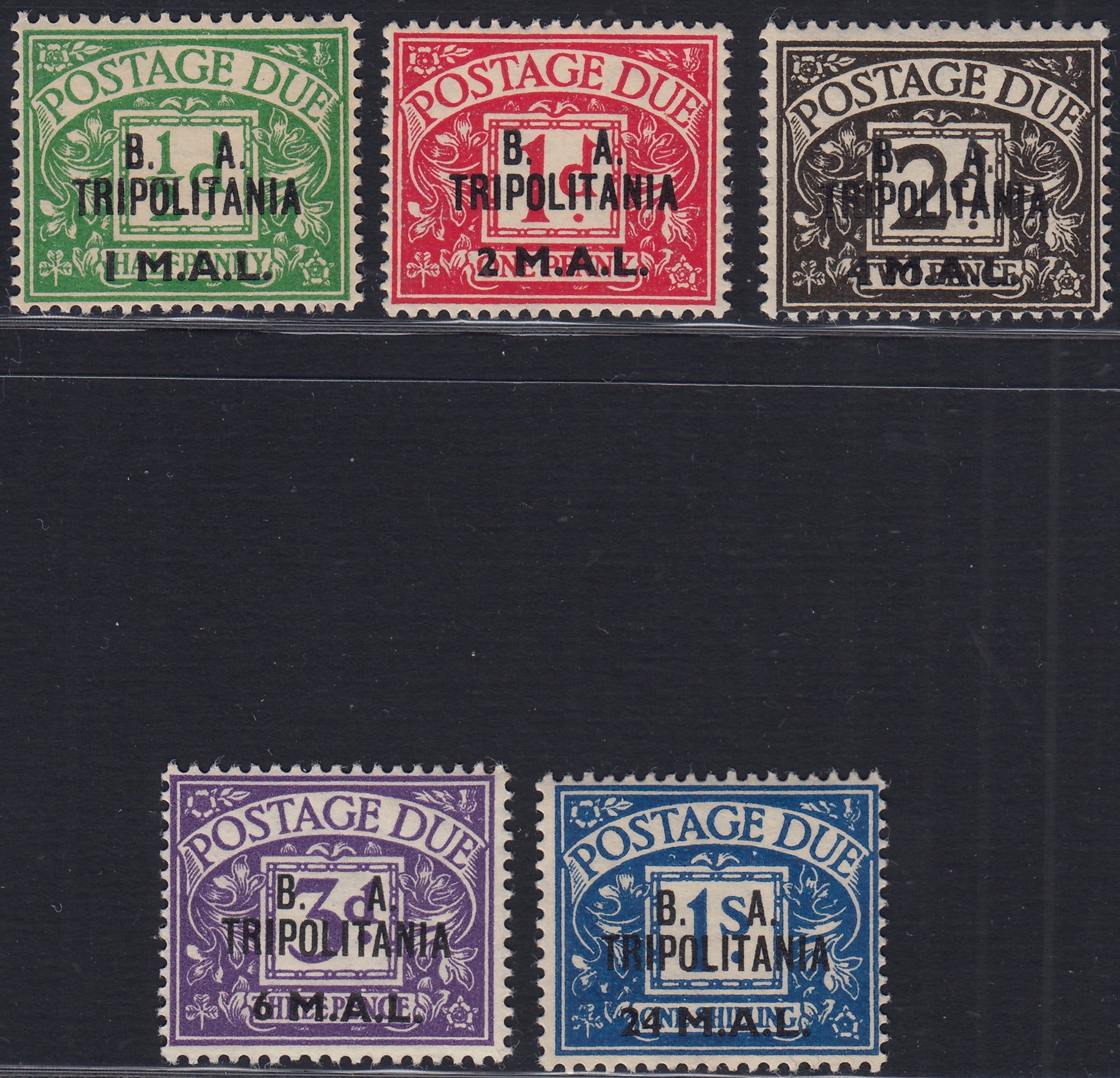 EUROPA - Area Italiana - Occupazioni straniere delle colonie - Tripolitania (B.M.A.)