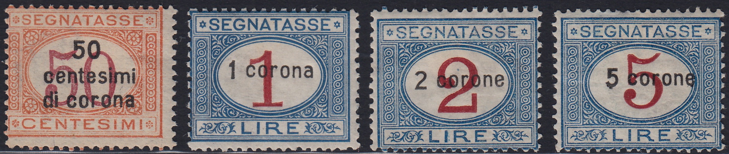 REP34 - 1948 - Winged wheel filigree, Santa Caterina complete set of PO + PA new intact rubber (574/77 + A146/7)
