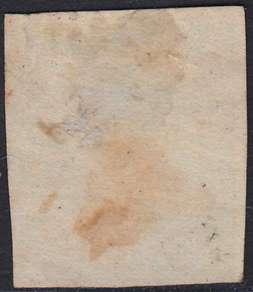 IV número c. 10 marrón chocolate oscuro I par de mesa usado (14Ce)