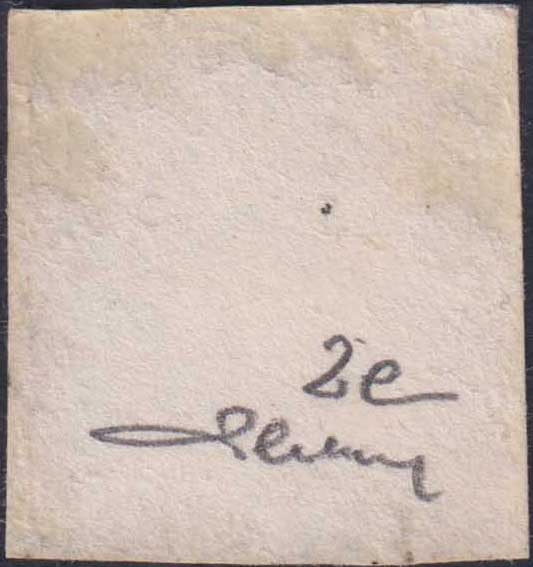 IV número c. 10 marrón chocolate oscuro I par de mesa usado (14Ce)