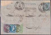 IV issue c. 10 dark chocolate brown I table pair used (14Ce)