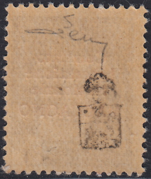 BA26_95 - 1945 - Maccagno, L. 1 violetto con soprastampa carminio "Comitato Liberazione Nazionale MACCAGNO" nuovo con gomma integra (5)