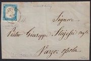 BA26_9 - 1856 - IV emissione c. 20 cobalto I tavola su lettera da Torino per Varso Ossola 3/6/56 (15)