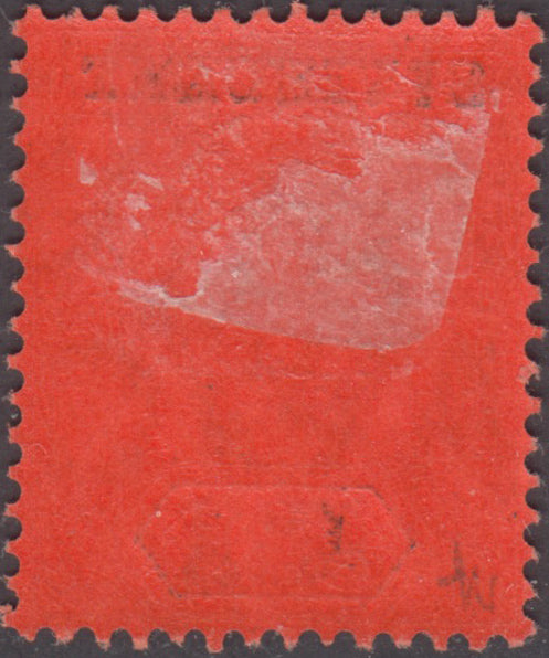 BO25_135 - British Colonies, St. Vincent, Edward VII 1 pound red and black, mint with full gum (SG no. 93)