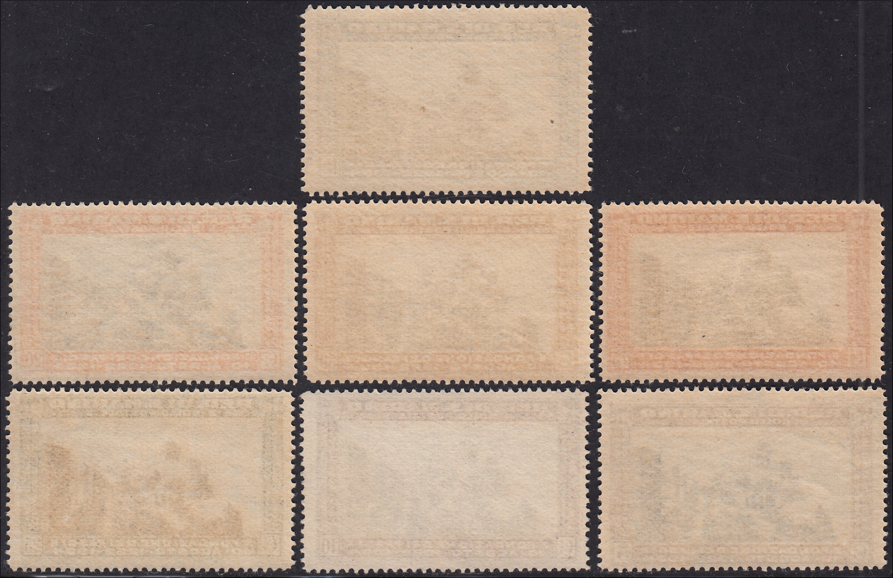 BM20_680 - 1935 - 12° anniversario della fondazione del Fascio di San Marino, serie completa di 7 valori usata (186/192)