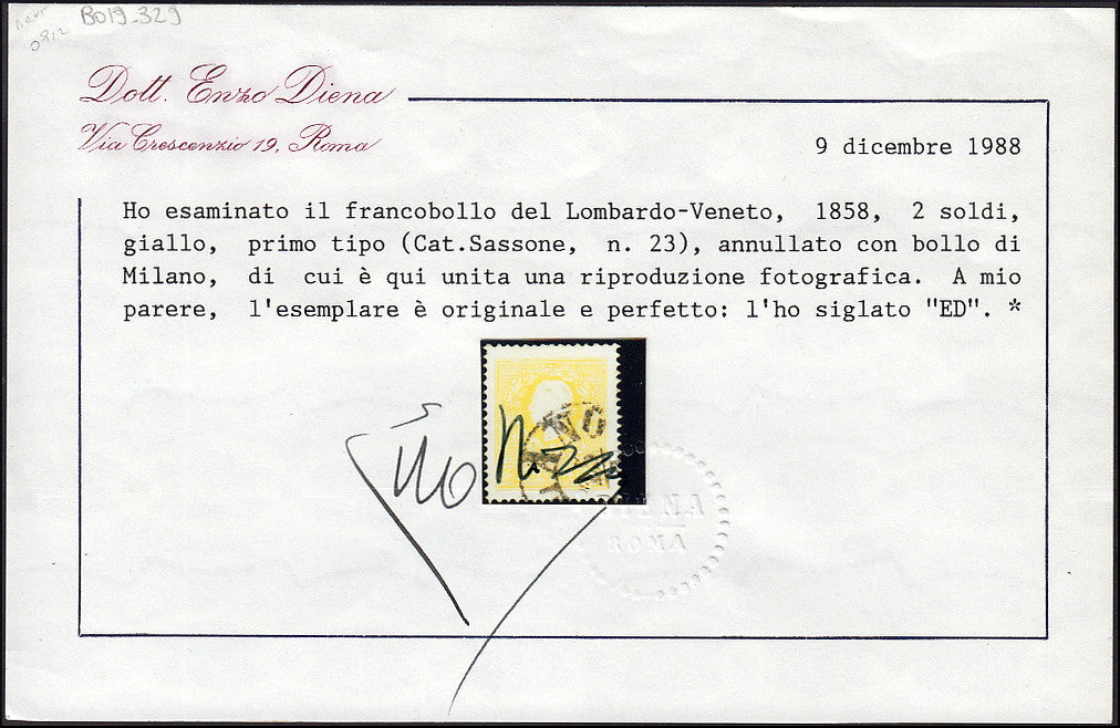 I issue, c. 5 ocher yellow with reversed counterprint, used (13)