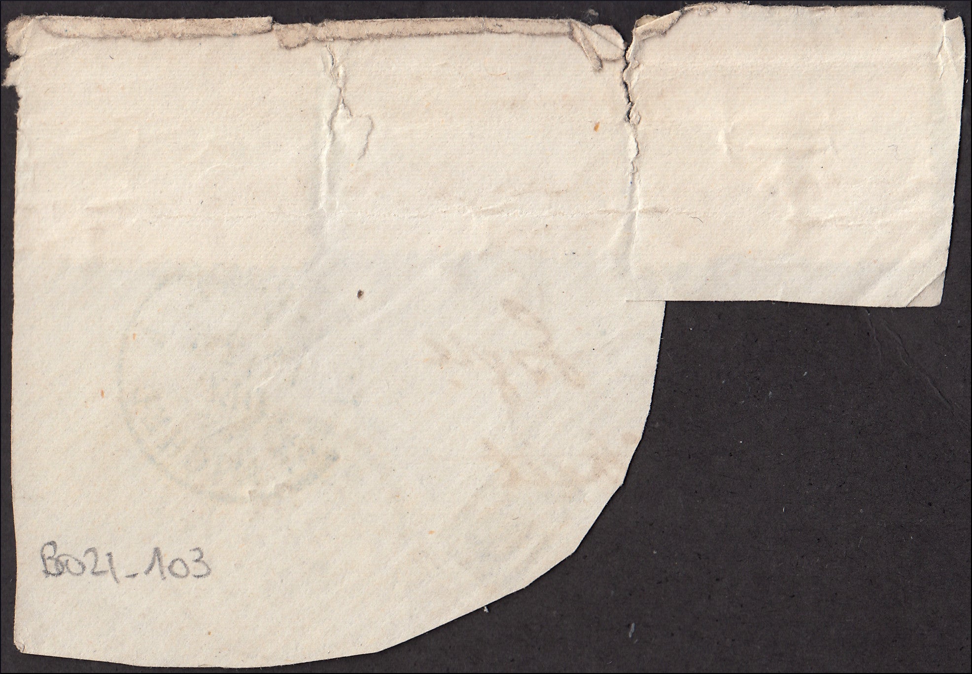 1859 - 1 brown gray baj used with grid cancellation (2)