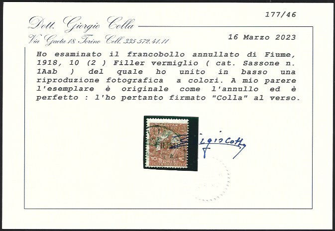 BO23-15 - 1918 - Francobollo d'Ungheria tipo Beneficenza, 10  (+2) filler vermiglio usato (1Aab)