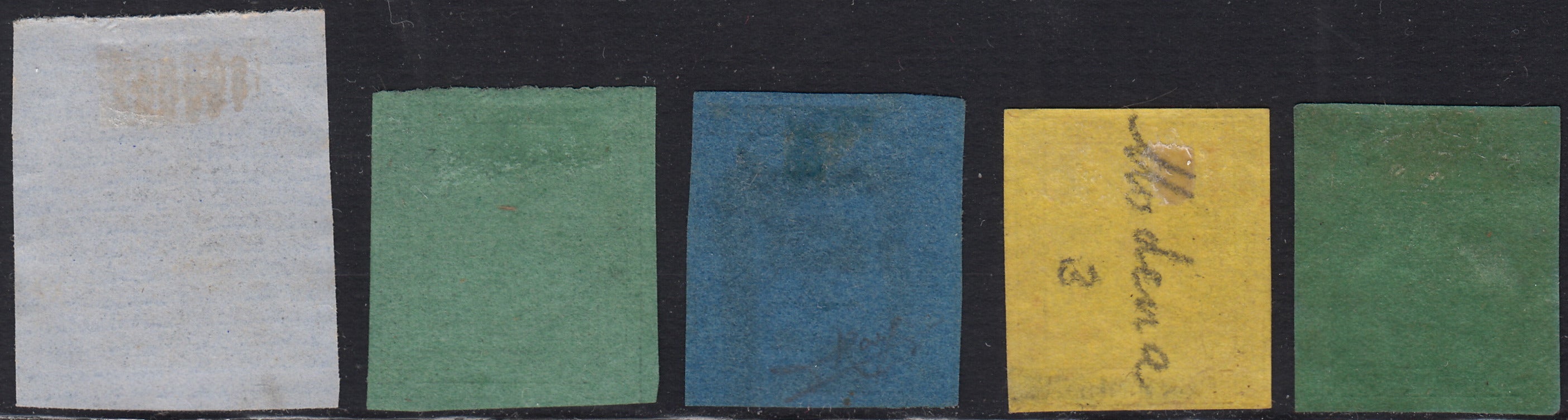 1852 - Duchy of Modena issue with dot after the figure, c. 10 new pink rubber intact (9)