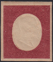 BO2510_11 - 1854 - Emissione Non Emessa, c. 40 rosso mattone scuro nuovo con gomma originale (12aa)