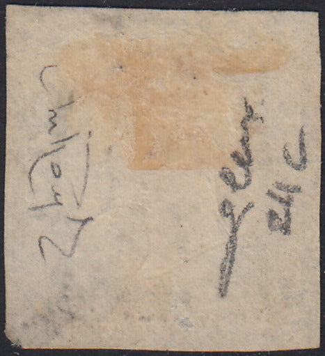 BO2511-16 - 1861 - Effigie di Vittorio Emanuele II volta a destra, Province Napoletane, 50 grana azzurro grigio usato (24c)