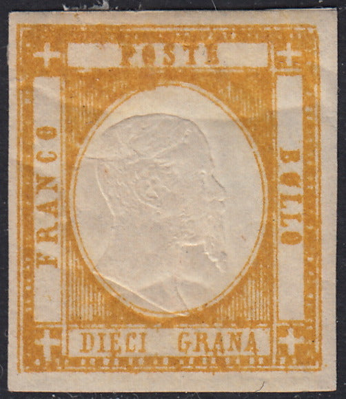 PN95 - 1861 - 50 grain gray block of four new copies with beautiful original rubber (24).