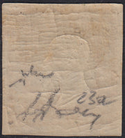 PN95 - 1861 - 50 grain gray block of four new copies with beautiful original rubber (24).