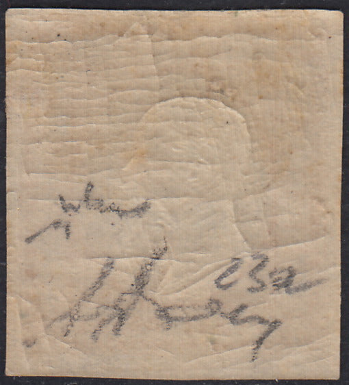 PN95 - 1861 - 50 grain gray block of four new copies with beautiful original rubber (24).