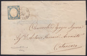 1861 - 1 black grain, copy with triple effigy, new with original rubber (19 AD). Cardillo certificate.
