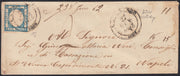 1861 - 1 black grain, copy with triple effigy, new with original rubber (19 AD). Cardillo certificate.