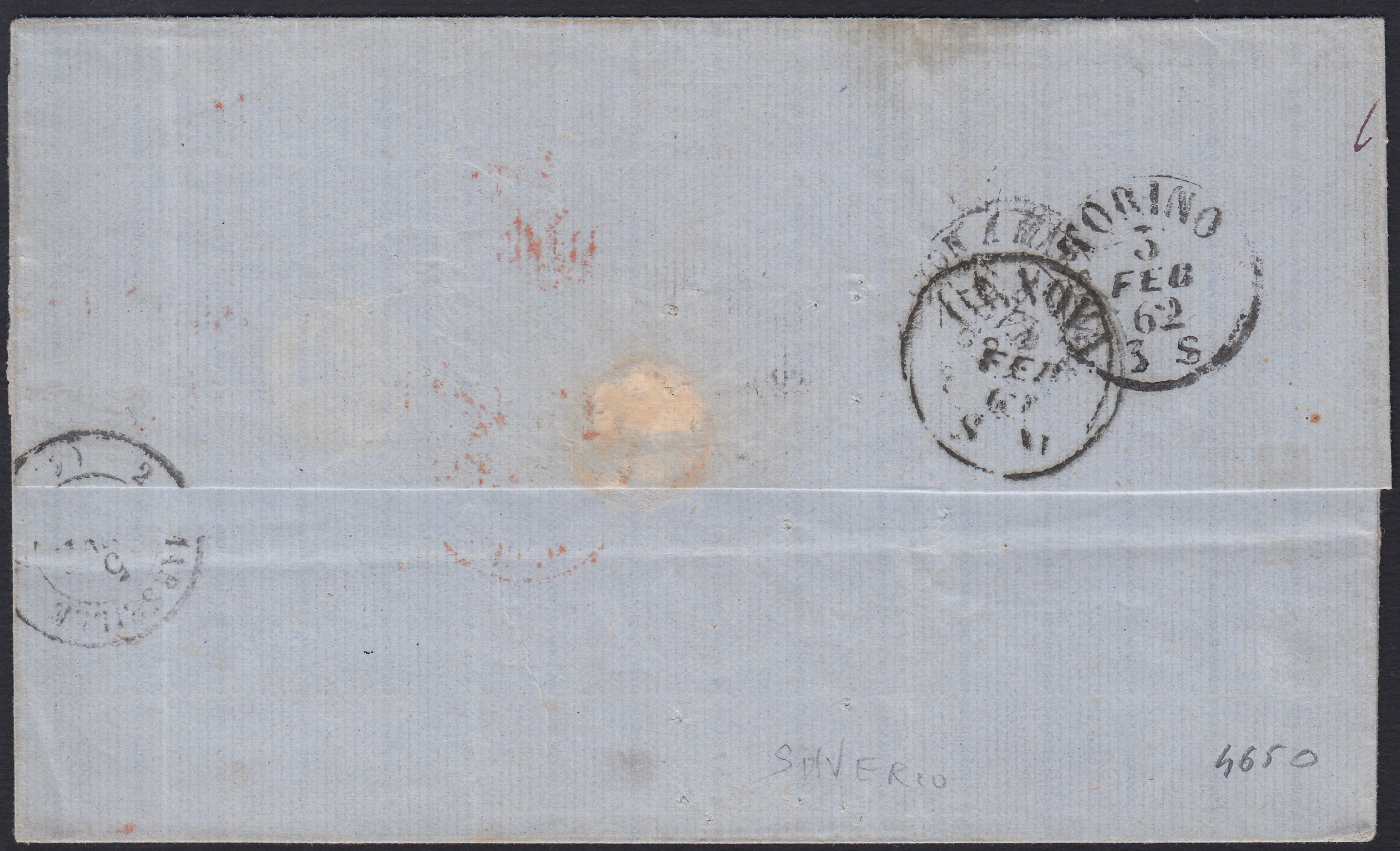 1861 - 1 black grain, copy with triple effigy, new with original rubber (19 AD). Cardillo certificate.