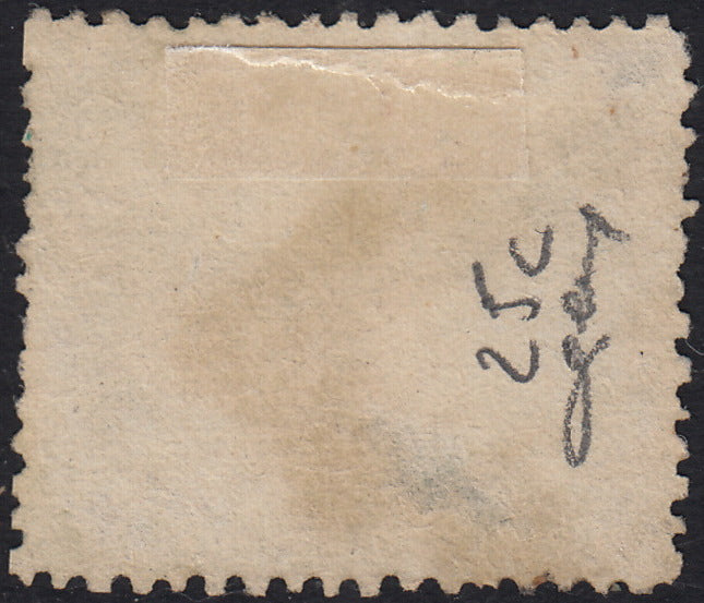 BO254_19 - 1868 - Pontificio III emissione c. 5 celeste usato (25c)