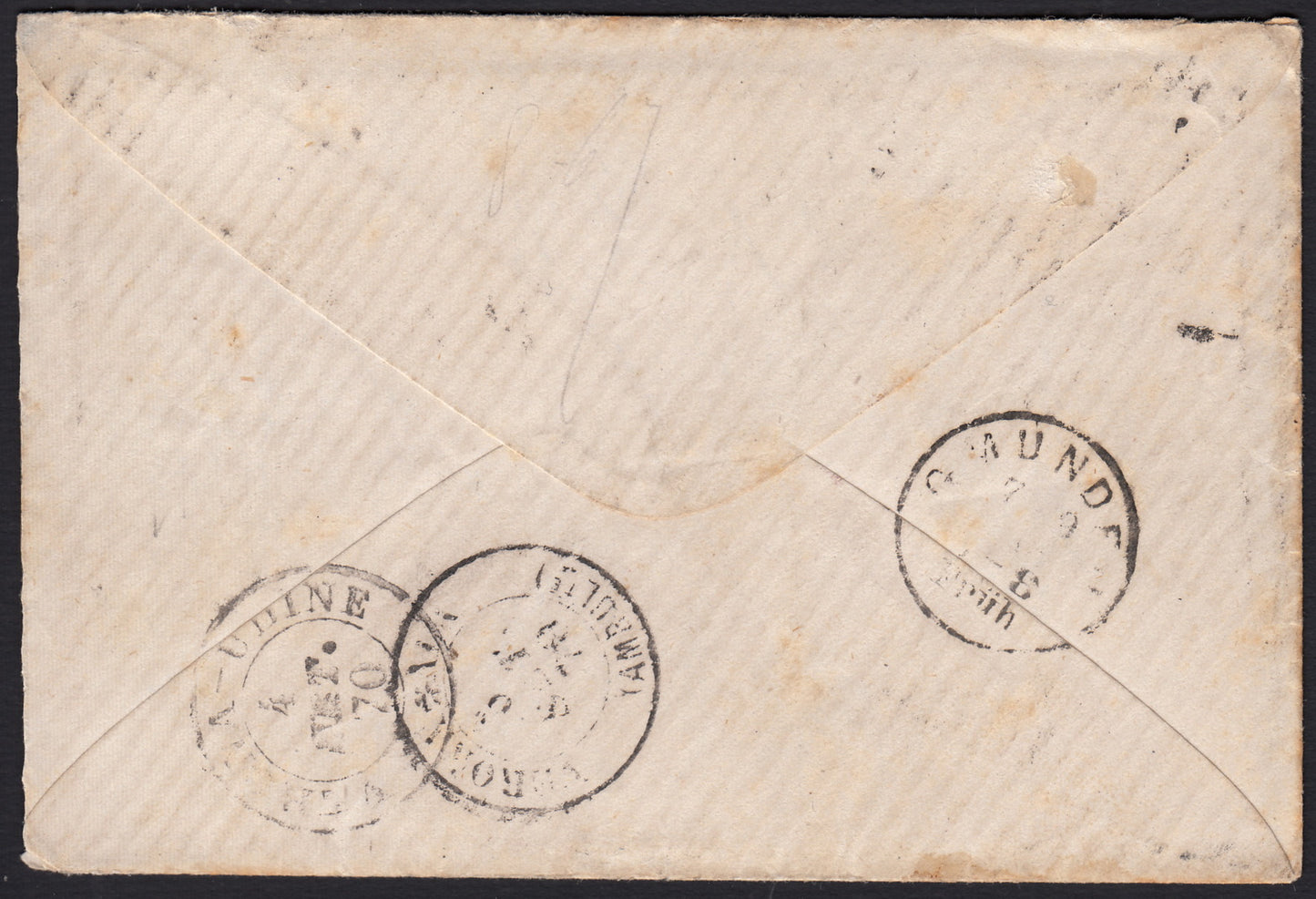 1859 - 1 brown olive grain II table paper of Naples new with original gum (4b) 