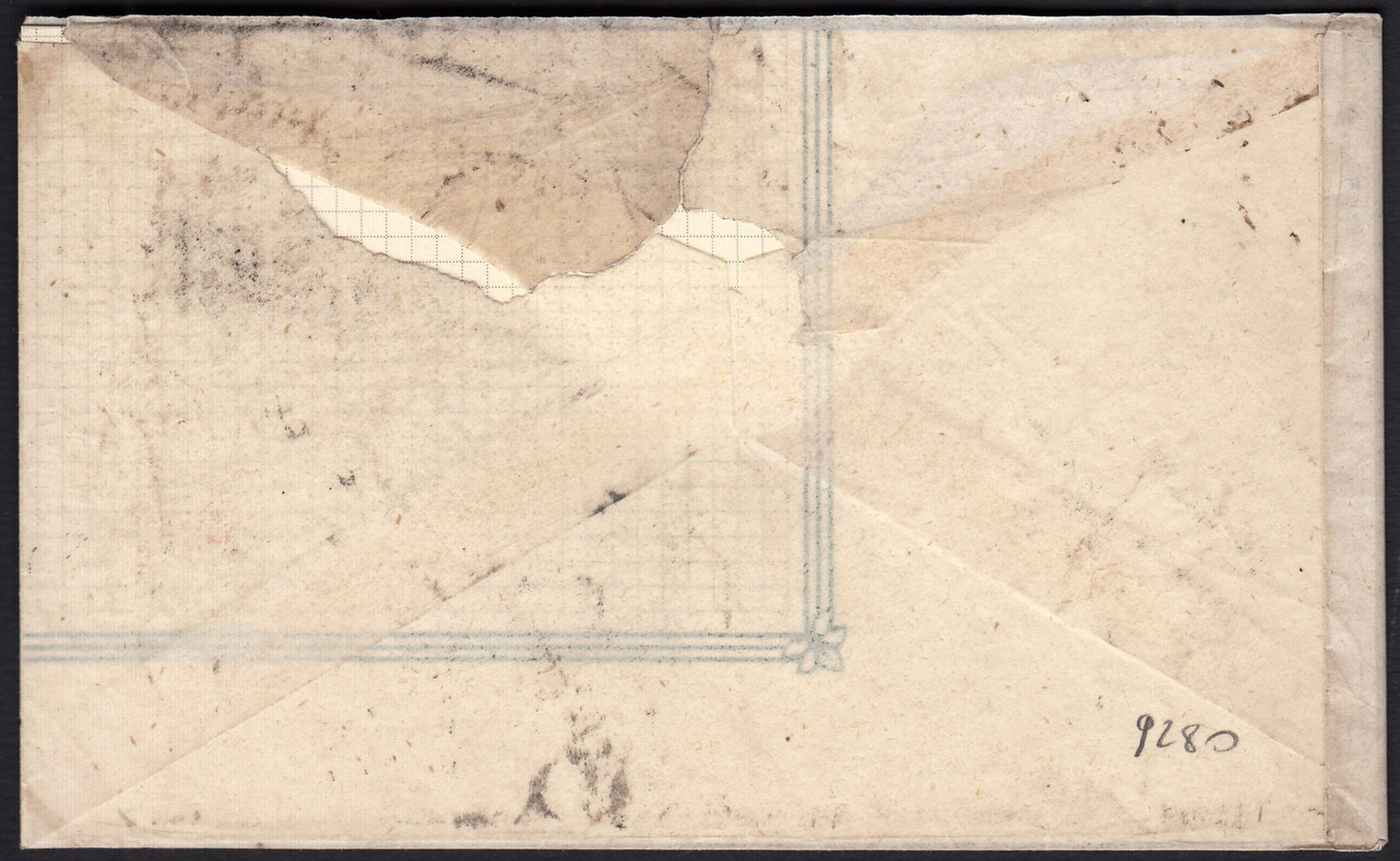 1859 - 1 brown olive grain II table paper of Naples new with original gum (4b) 