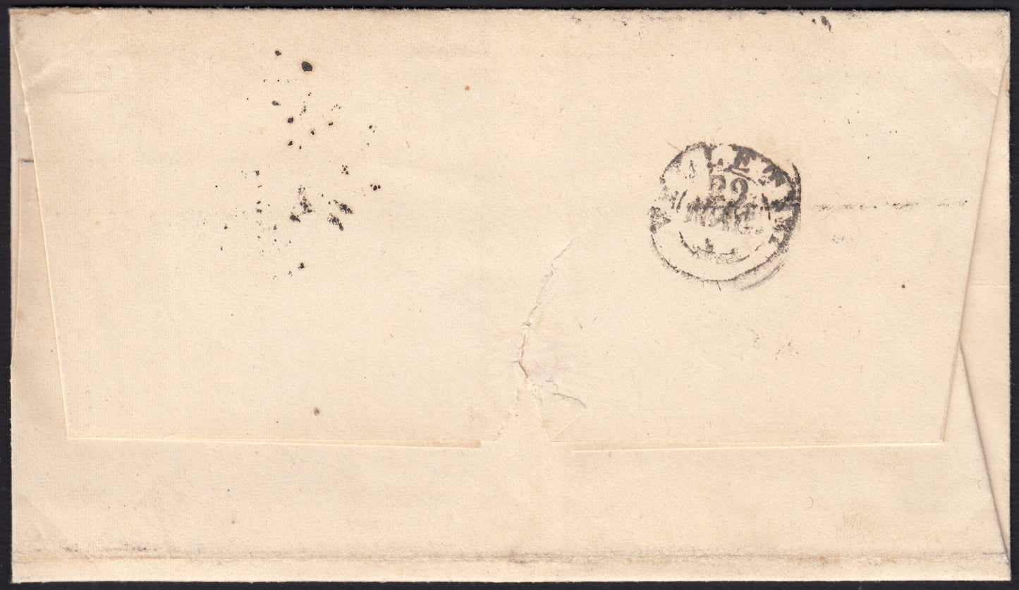 1859 - 1 brown olive grain II table paper of Naples new with original gum (4b) 