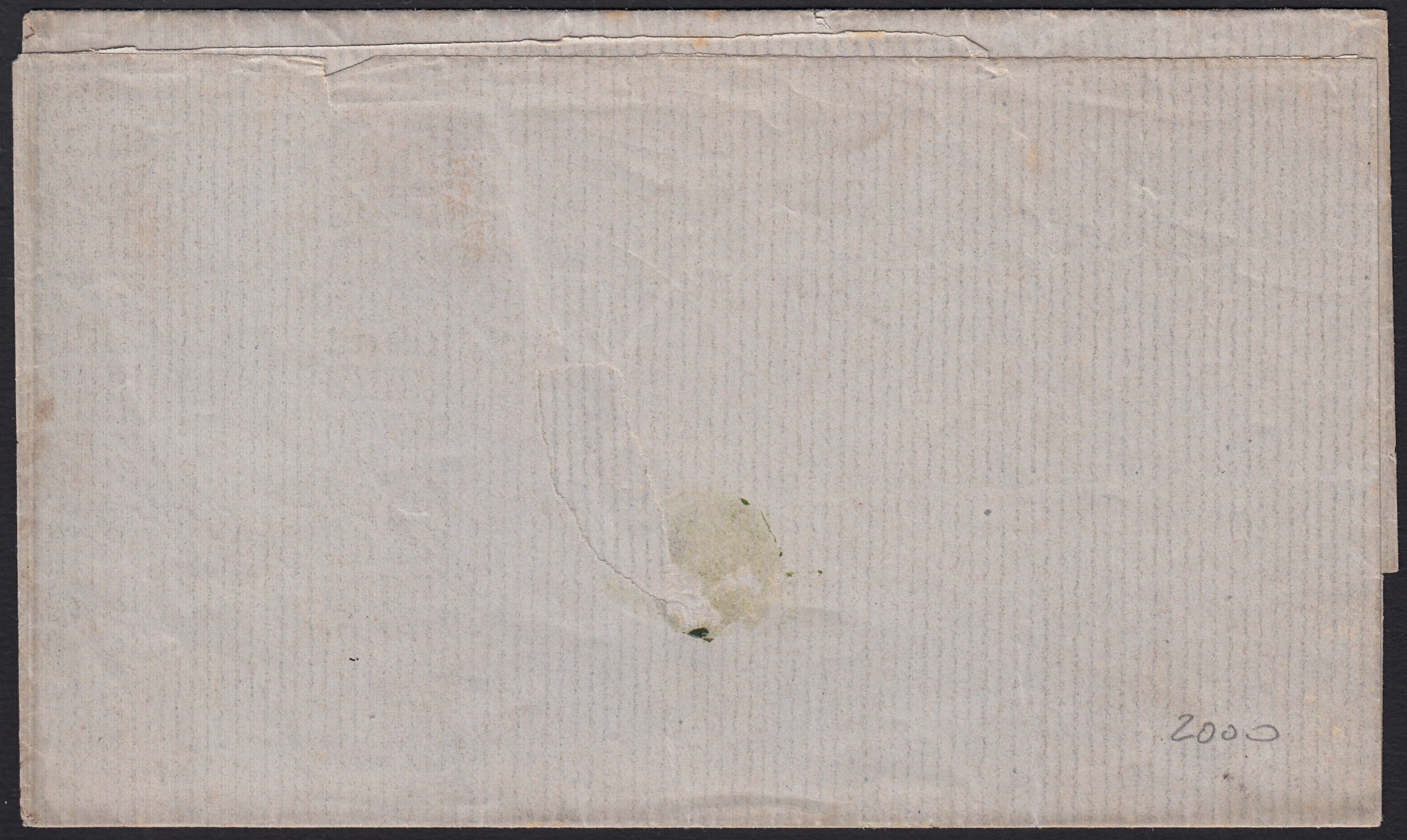 BO255_31 - 1861 - Lettera spedita da Monteleone per città 29/4/62 affrancata con gr. 1 nero isolato (19)