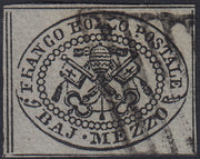 1859 - 1 brown olive grain II table paper of Naples new with original gum (4b) 