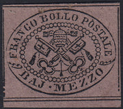 1859 - 1 brown olive grain II table paper of Naples new with original gum (4b) 