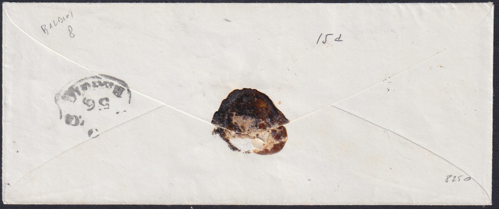 BO25_151 - 1856 - Lettera spedita da Torino per Reggio Emilia 8/3/56 affrancata con c. 20 cobalto latteo vivace I tavola coppia orizzontale (15d)