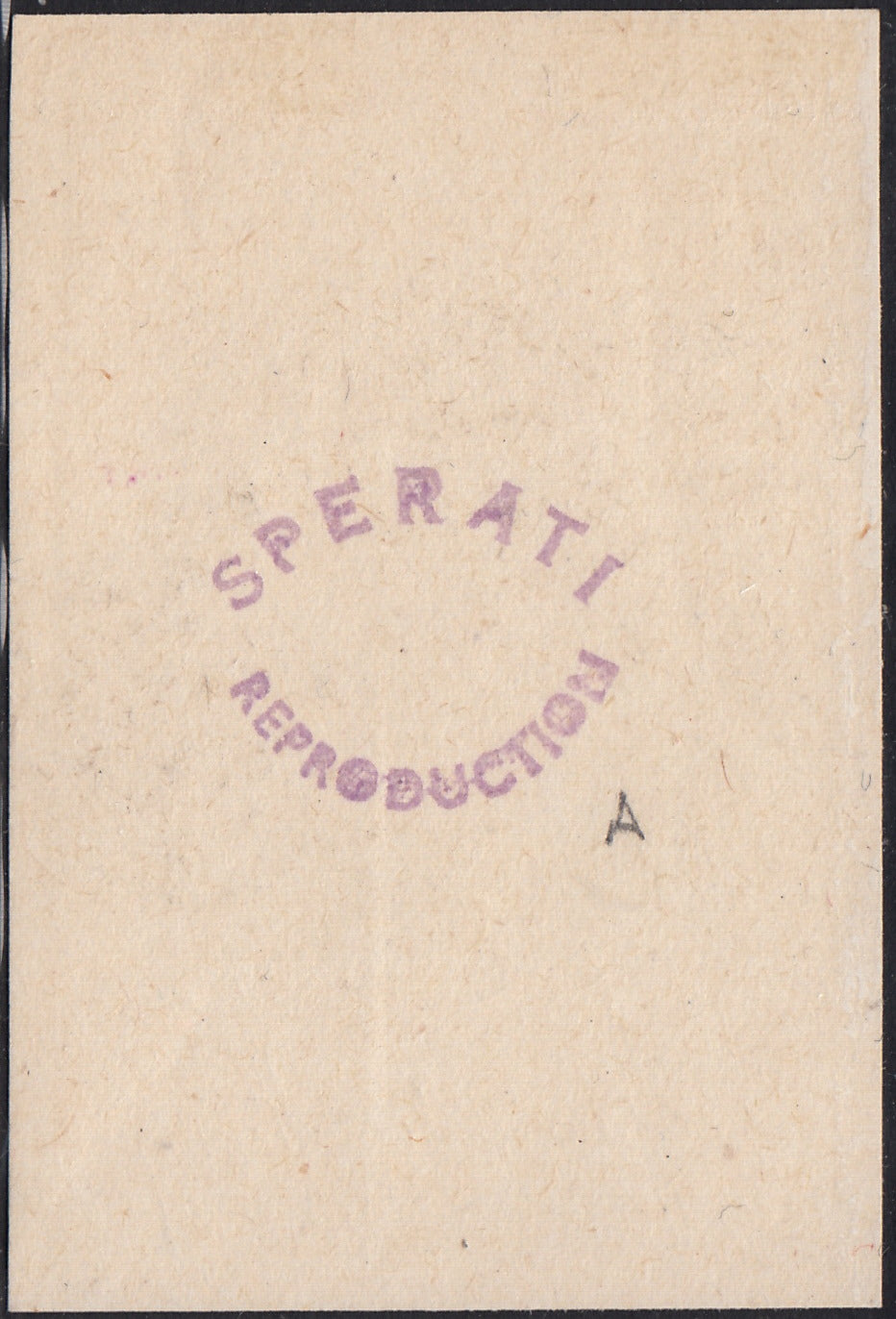 1859 - 10 grain indigo black paper from Naples new with original gum (12a) 