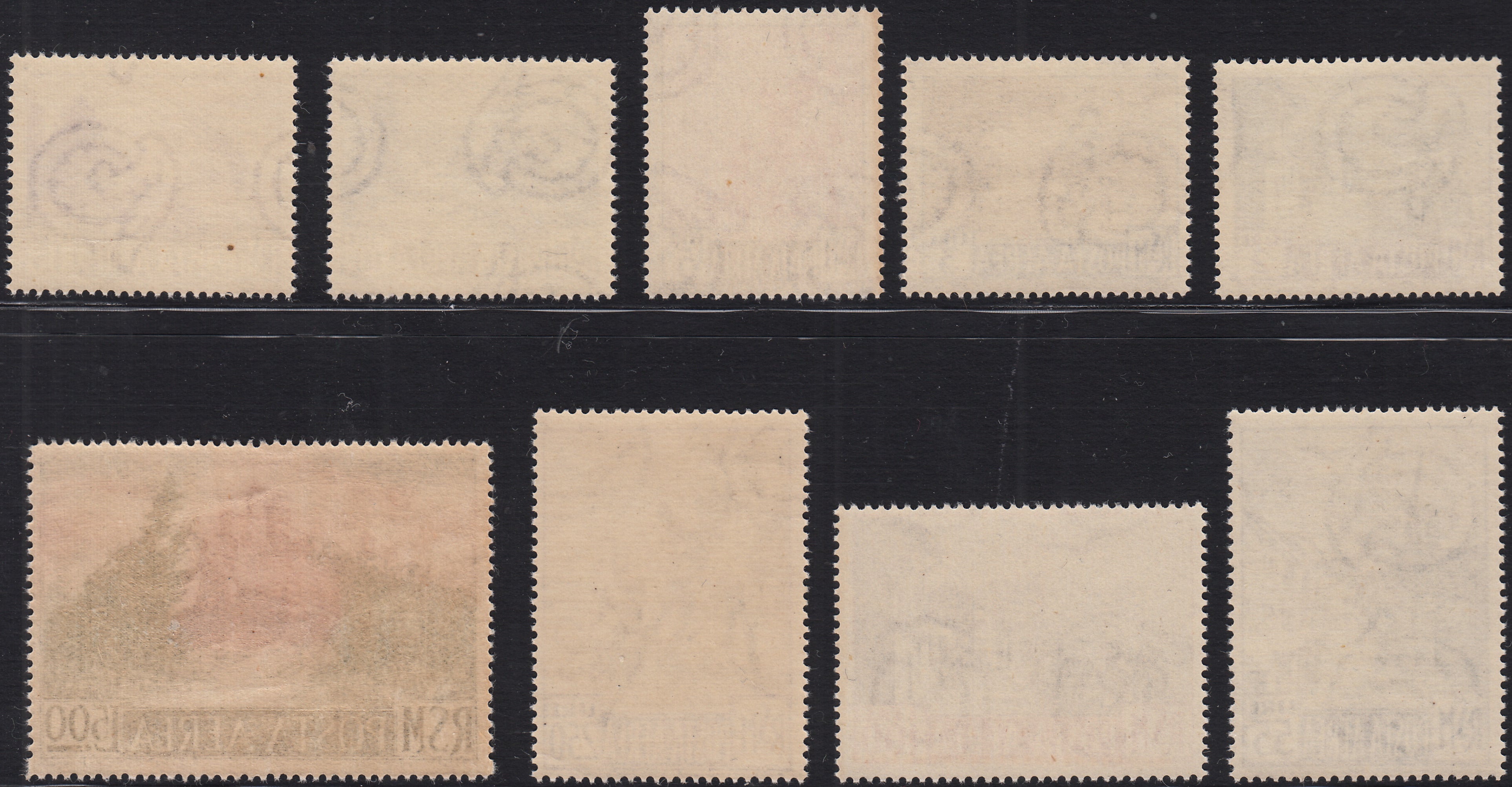 BO25_67 - Repubblica di San Marino  1950 - Posta Aerea, Vedute in formati vari, serie completa di nove esemplari nuova con gomma integra  (83/91)