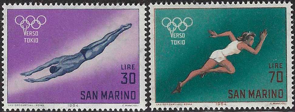 RM10_95 - 1923 - For the Italian Red Cross, set of seven values + one single mint with original gum (90/96 + E4)