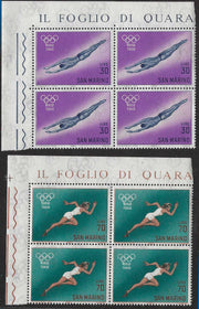 RM10_95 - 1923 - For the Italian Red Cross, set of seven values + one single mint with original gum (90/96 + E4)