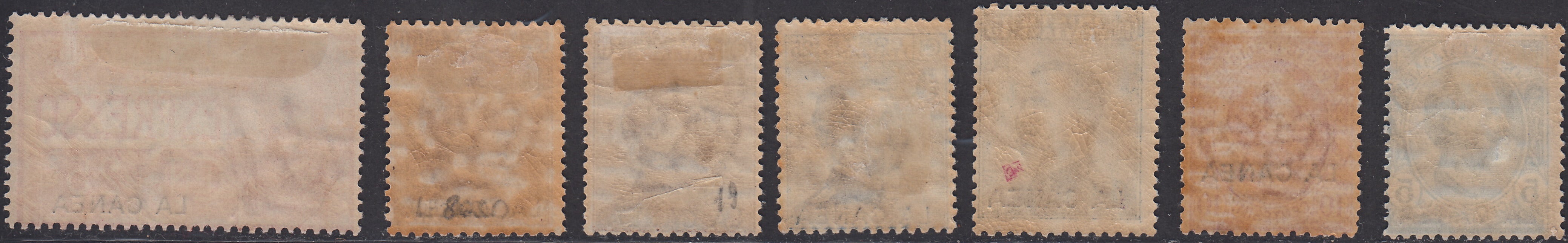 CAN3 - 1900/12 - Uffici Postali all'Estero, La Canea, insieme di esemplari del periodo nuove con gomma originale (14/19, E1).