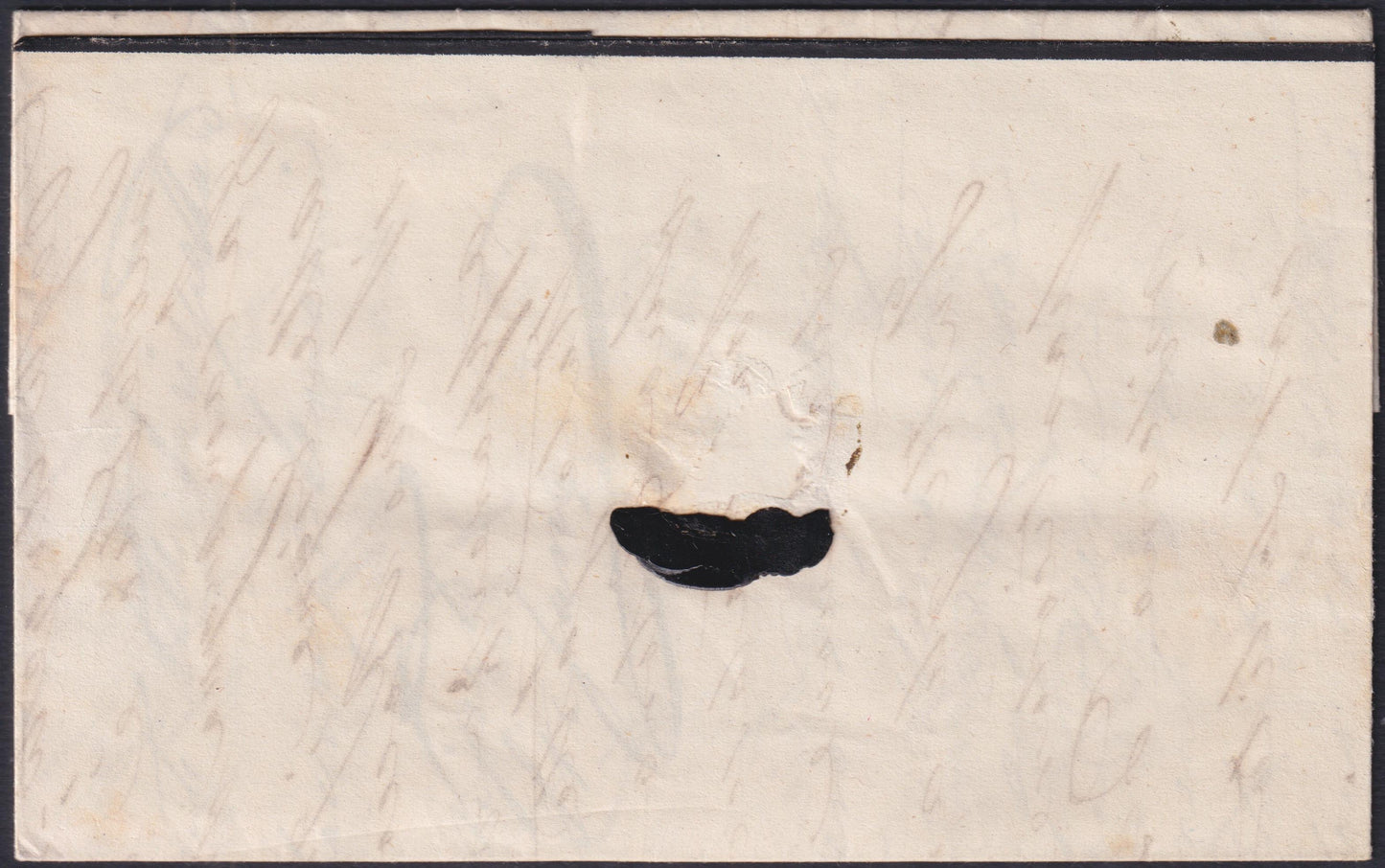 CG170 - Lettera spedita da  MILAZZO a Mazzara 26/4/60 affrancata con 2 grana azzurro III tavola carta di Palermo (8).